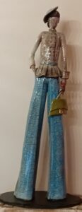 Melle BALENCIAGA - Céramique en Raku. Pièce unique